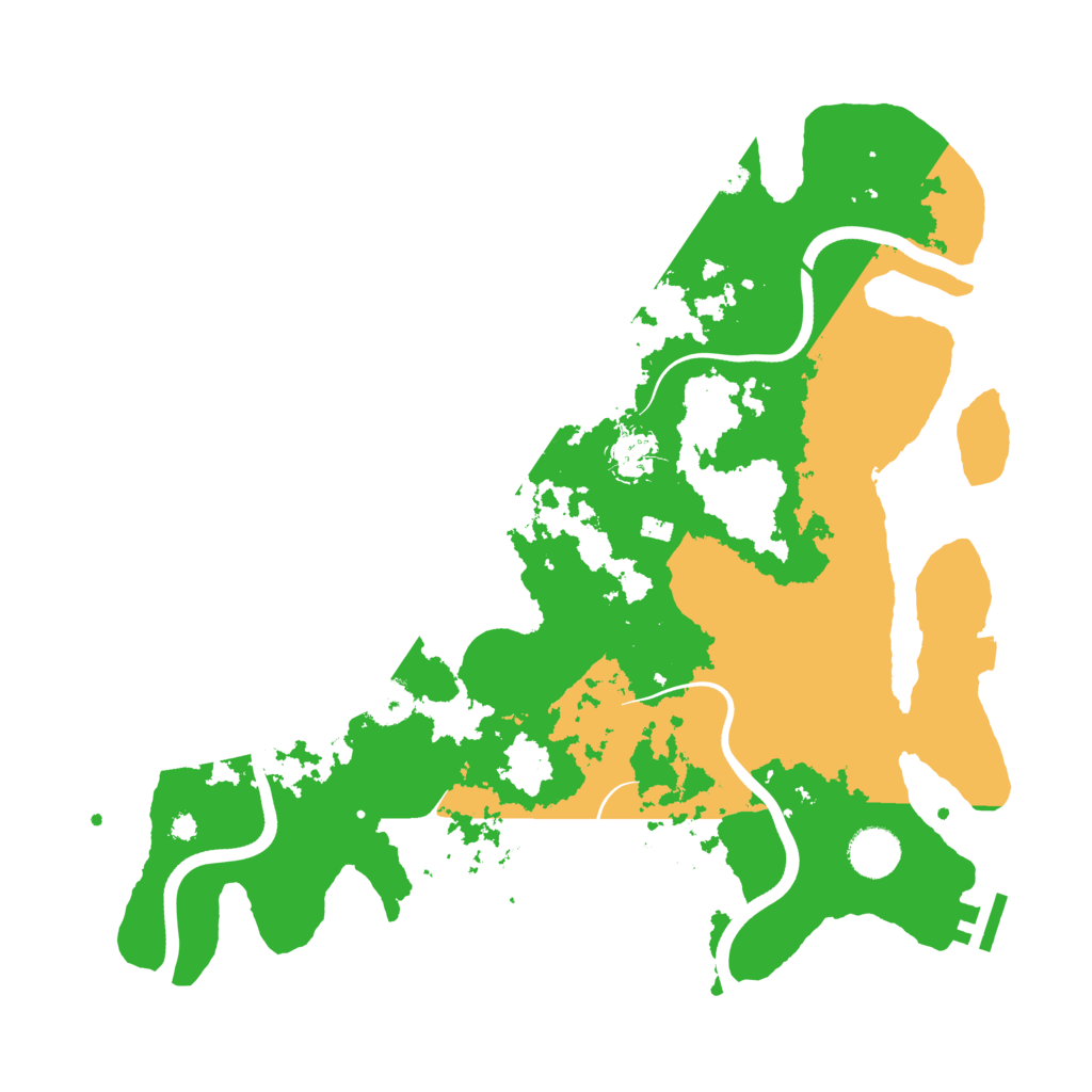 Biome Rust Map: Procedural Map, Size: 3750, Seed: 29085