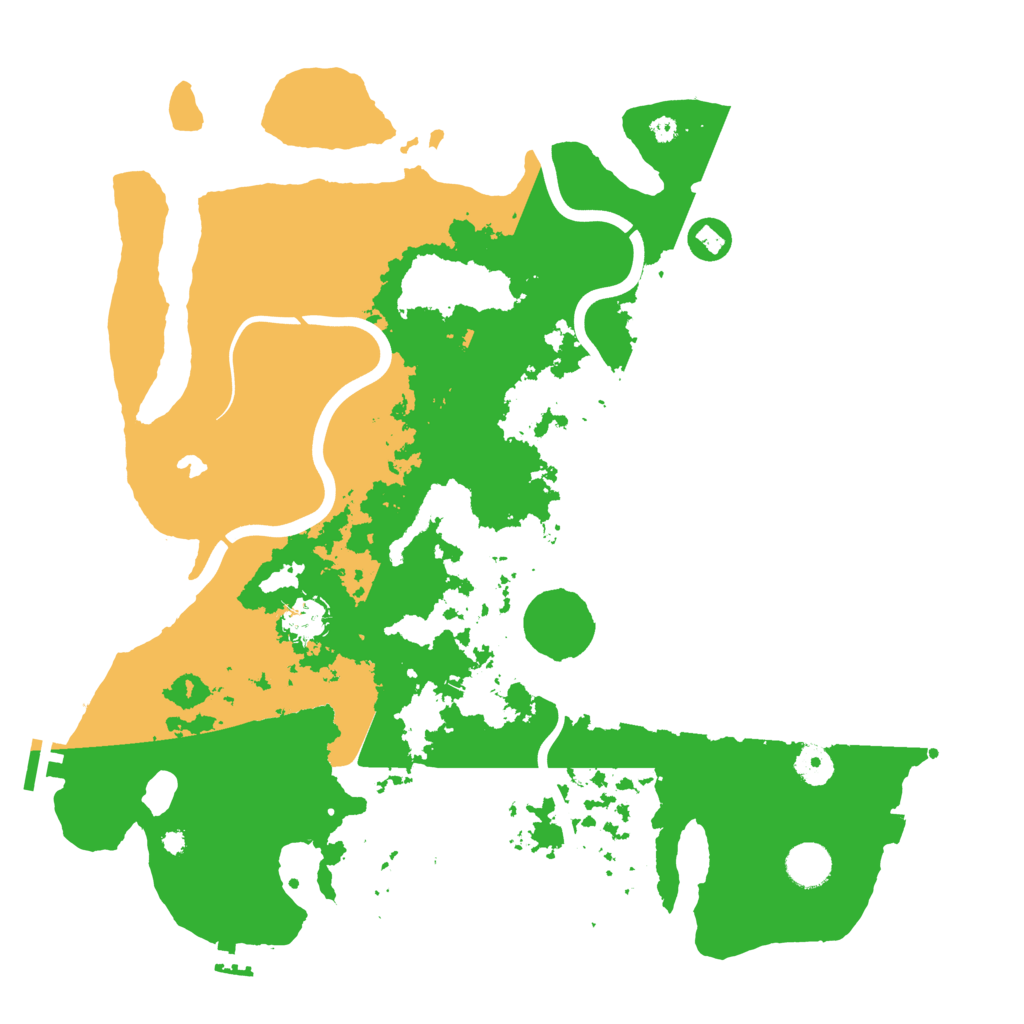 Biome Rust Map: Procedural Map, Size: 4000, Seed: 21557567