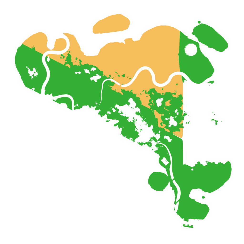 Biome Rust Map: Procedural Map, Size: 3500, Seed: 1209424580