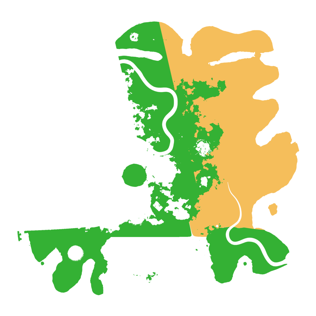 Biome Rust Map: Procedural Map, Size: 3650, Seed: 505120001