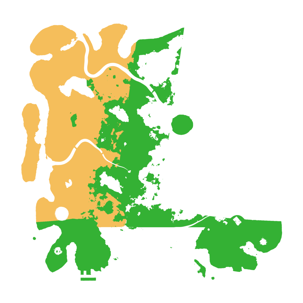 Biome Rust Map: Procedural Map, Size: 4000, Seed: 138253