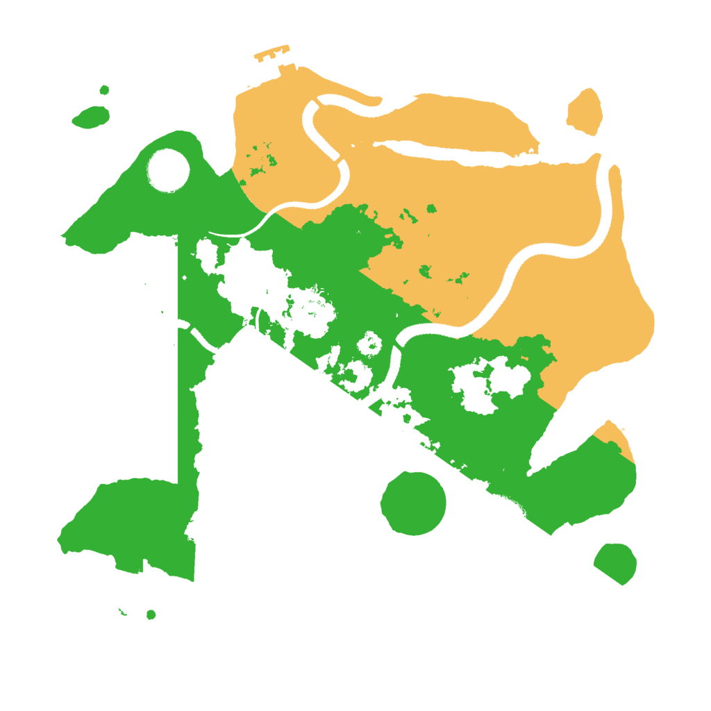 Biome Rust Map: Procedural Map, Size: 3000, Seed: 897605859