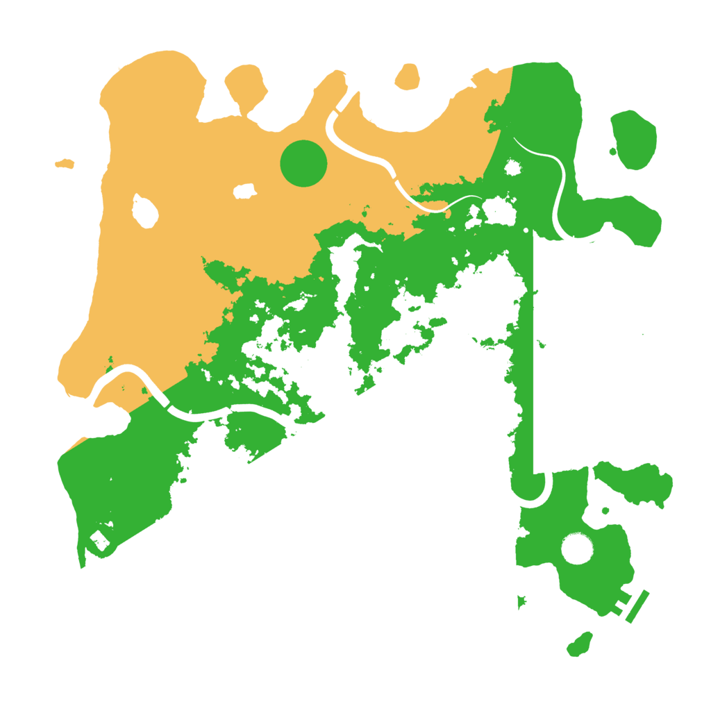 Biome Rust Map: Procedural Map, Size: 4000, Seed: 326309152