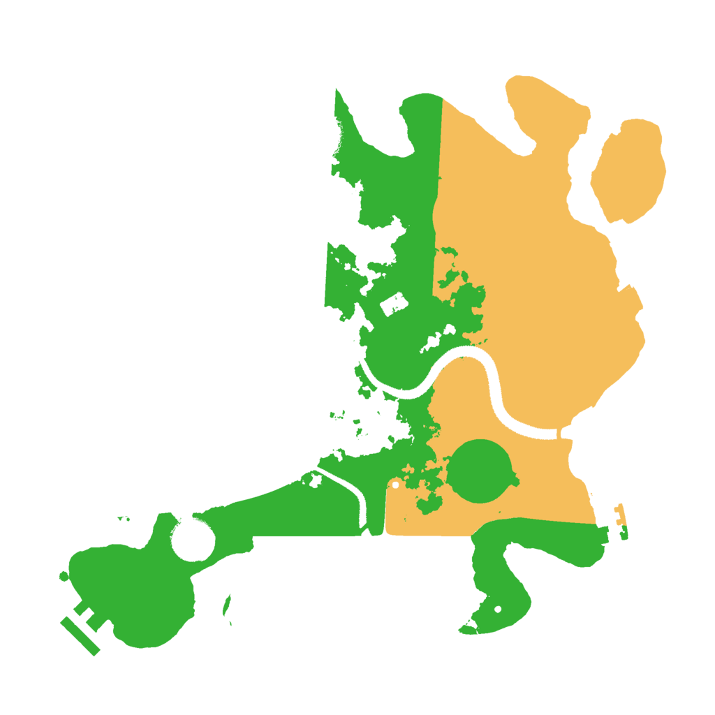 Biome Rust Map: Procedural Map, Size: 3000, Seed: 2102272184