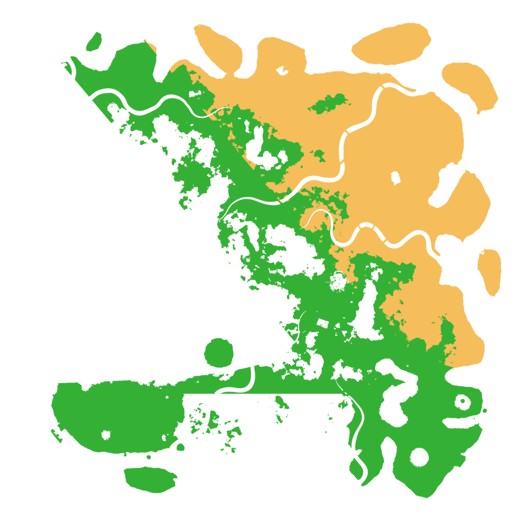 Biome Rust Map: Procedural Map, Size: 5000, Seed: 40386722