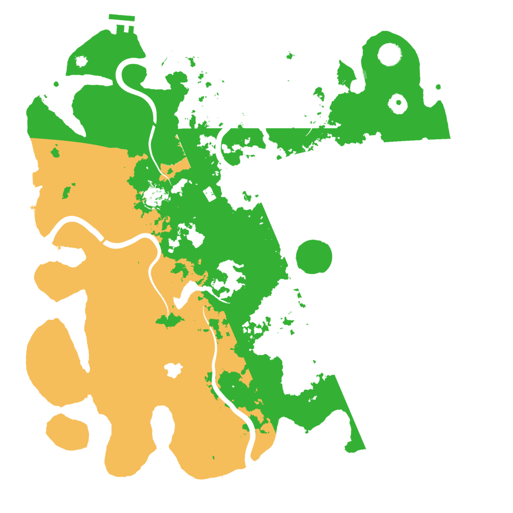 Biome Rust Map: Procedural Map, Size: 4000, Seed: 261935104