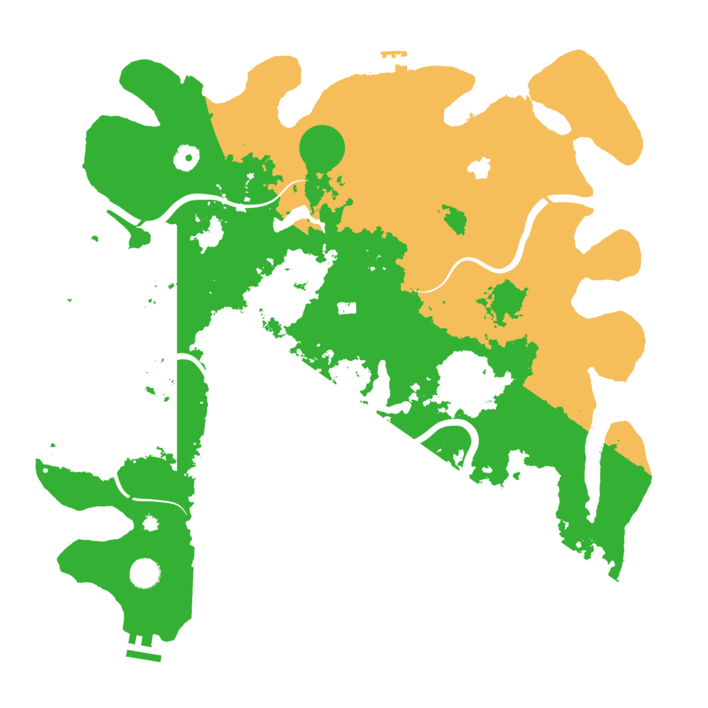 Biome Rust Map: Procedural Map, Size: 4099, Seed: 1945478117