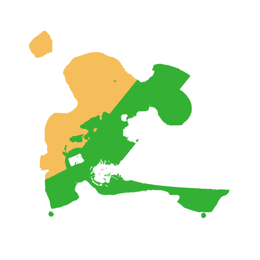 Biome Rust Map: Procedural Map, Size: 2000, Seed: 352581072