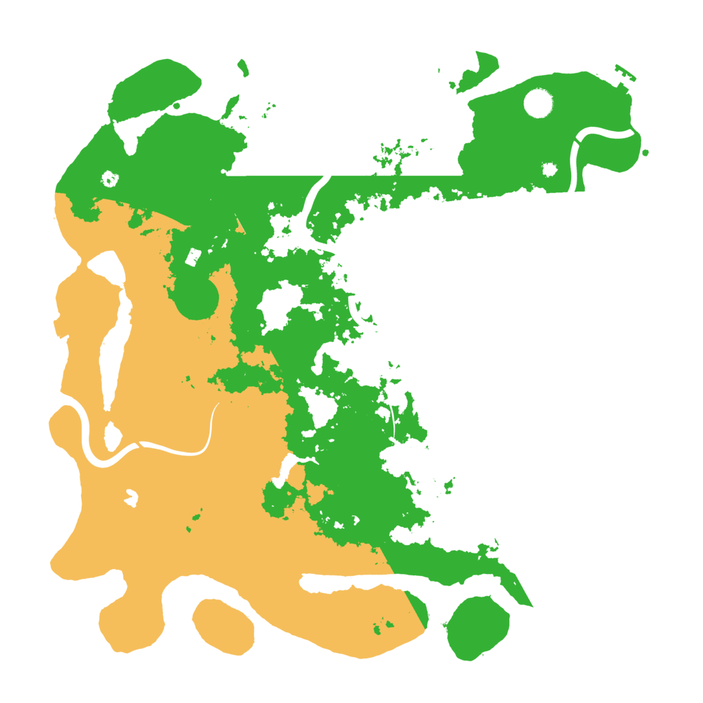 Biome Rust Map: Procedural Map, Size: 4300, Seed: 1276152450