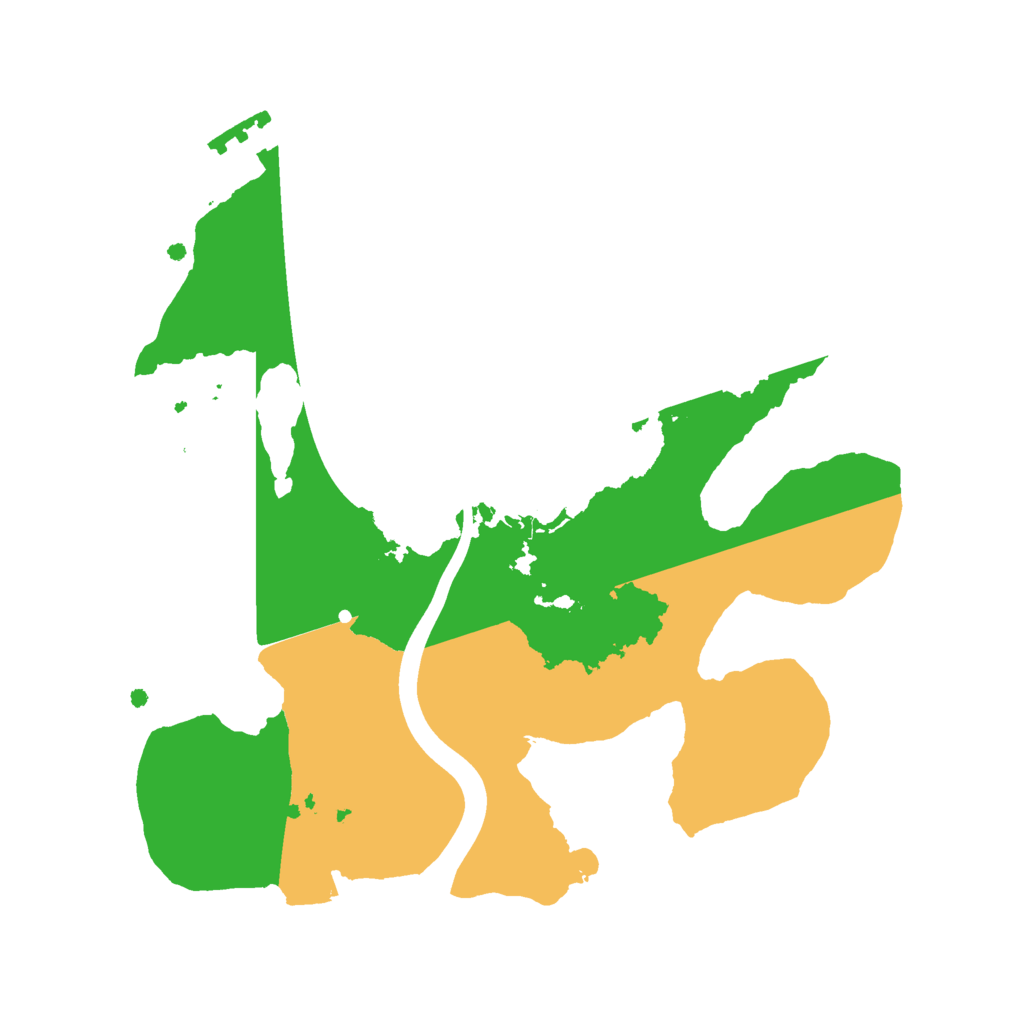 Biome Rust Map: Procedural Map, Size: 2300, Seed: 938961713