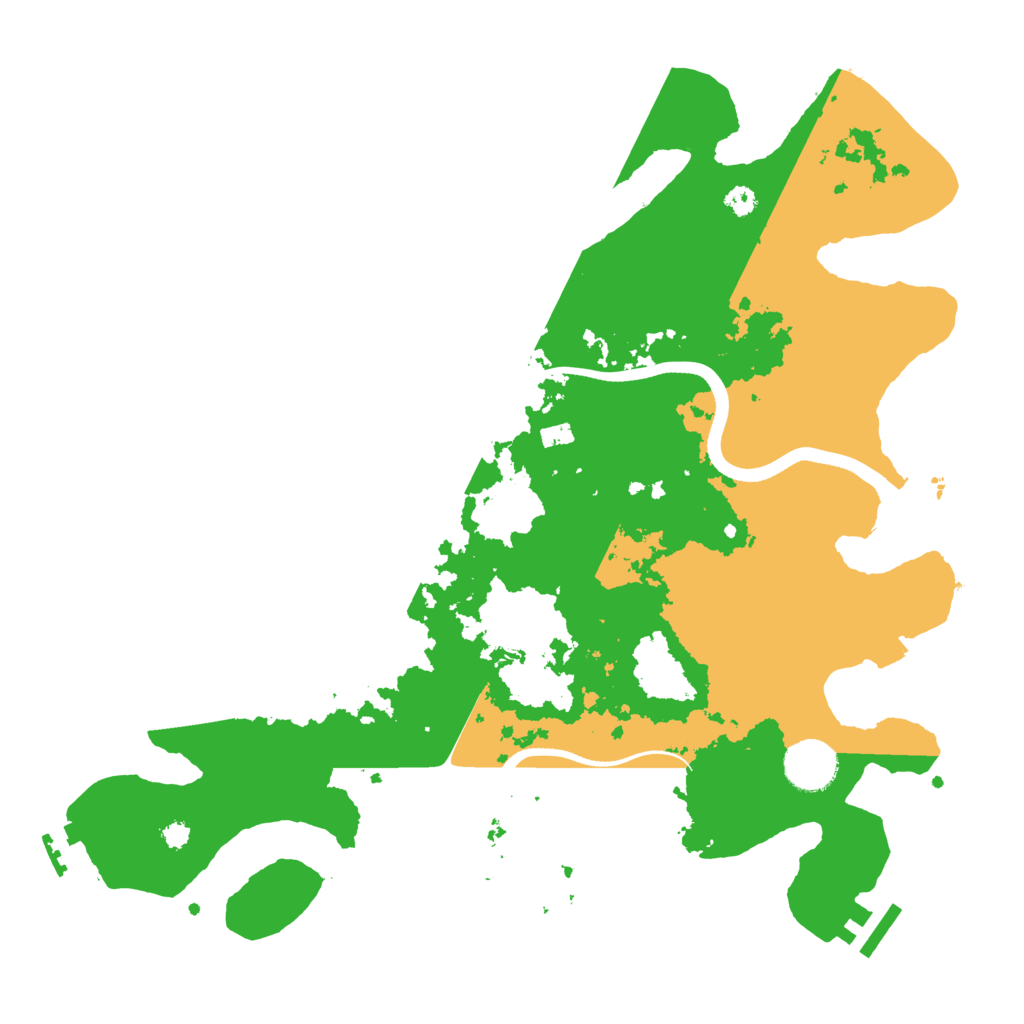 Biome Rust Map: Procedural Map, Size: 3500, Seed: 900797926