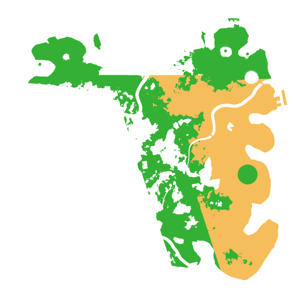 Biome Rust Map: Procedural Map, Size: 4000, Seed: 1608993251