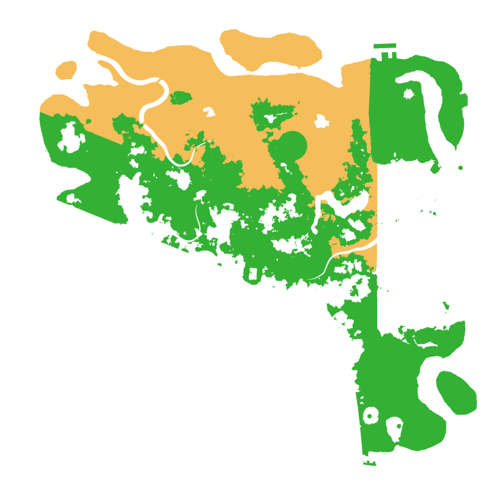 Biome Rust Map: Procedural Map, Size: 4500, Seed: 2037386420