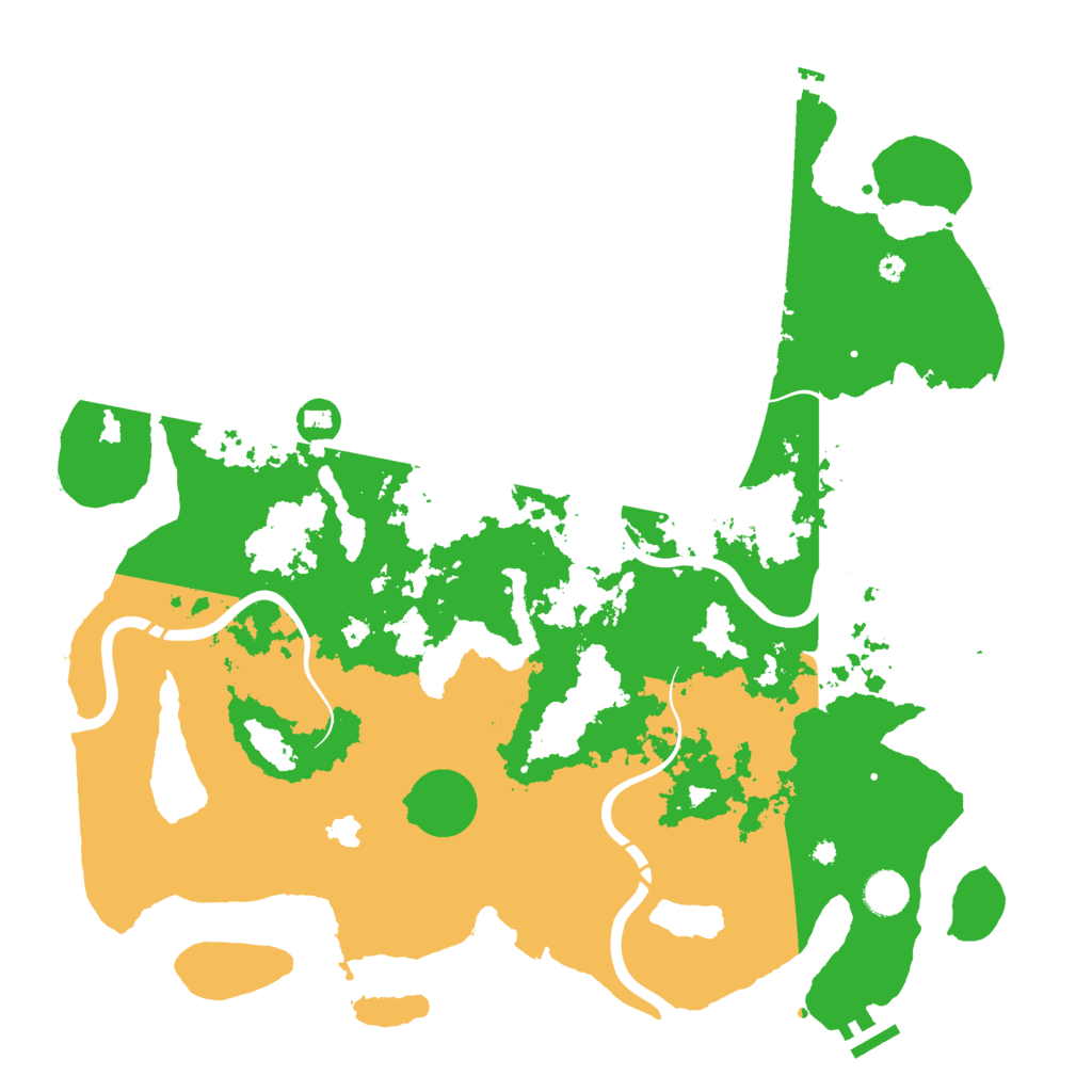 Biome Rust Map: Procedural Map, Size: 4250, Seed: 1099625384