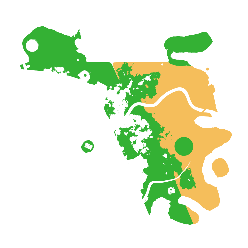 Biome Rust Map: Procedural Map, Size: 3500, Seed: 1248546996