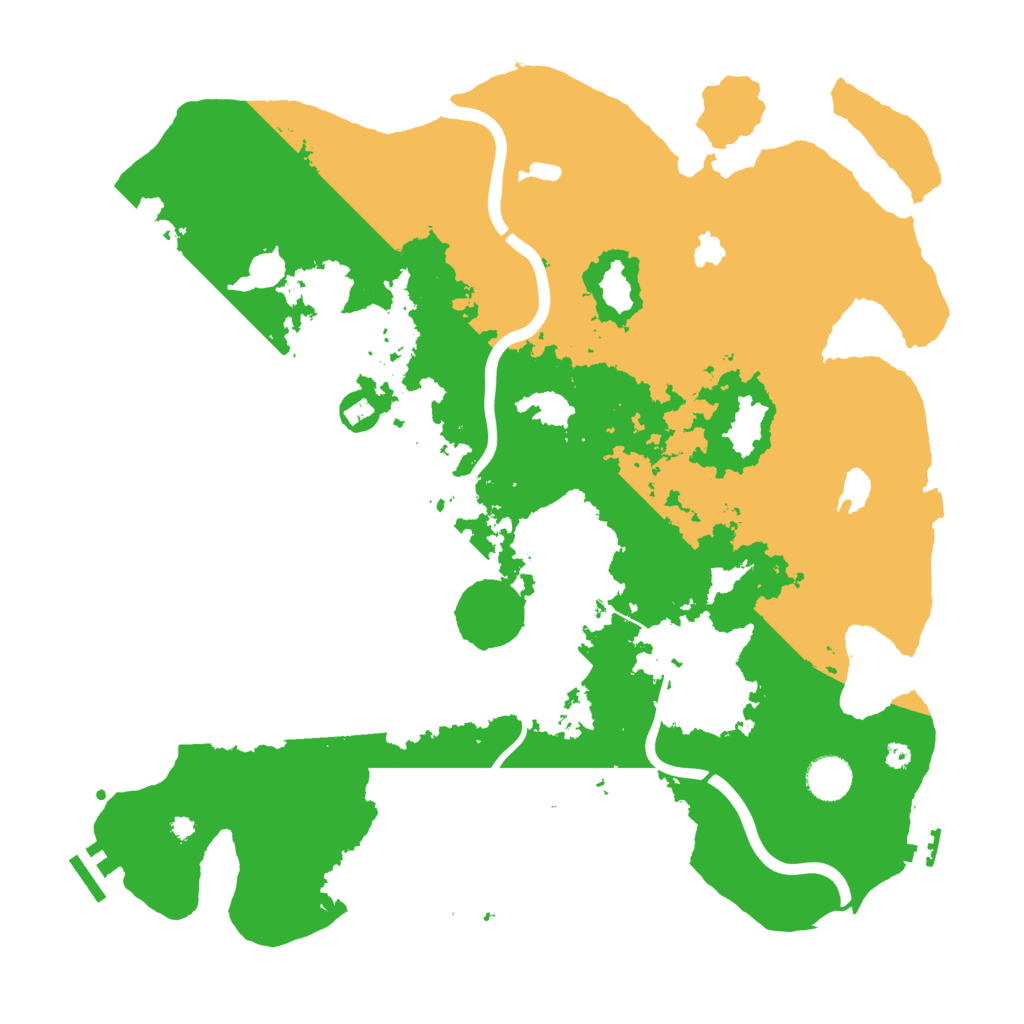 Biome Rust Map: Procedural Map, Size: 4000, Seed: 372124167