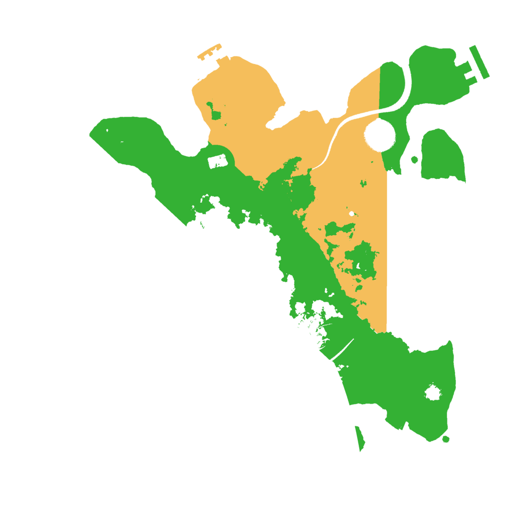 Biome Rust Map: Procedural Map, Size: 3000, Seed: 2504917