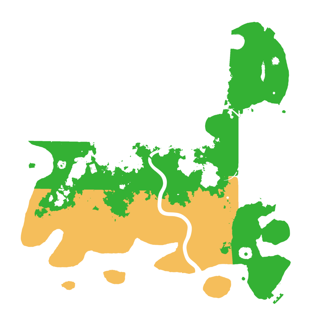Biome Rust Map: Procedural Map, Size: 3700, Seed: 303940033