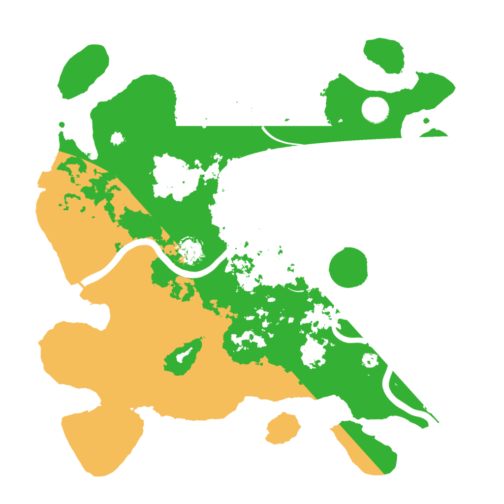 Biome Rust Map: Procedural Map, Size: 3500, Seed: 334594737