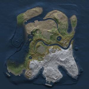 Thumbnail Rust Map: Procedural Map, Size: 2800, Seed: 80498763, 10 Monuments