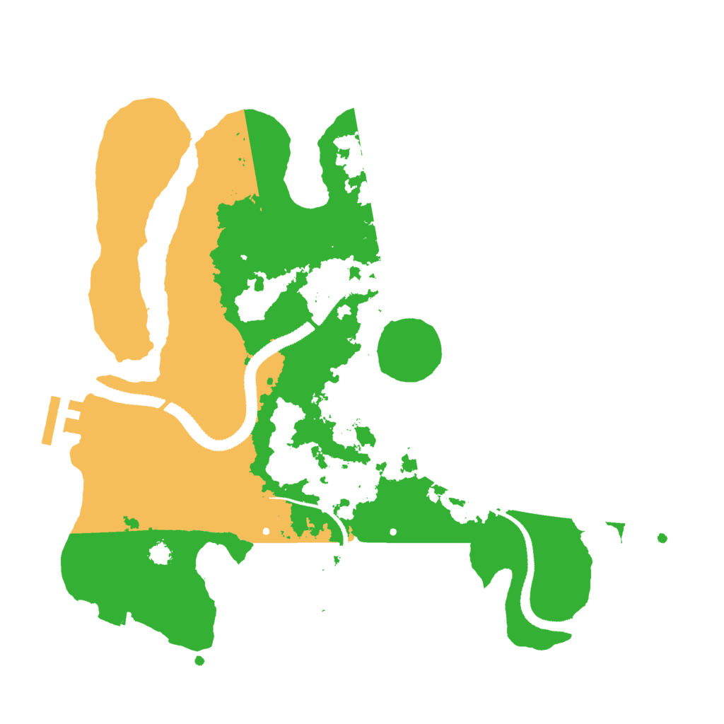 Biome Rust Map: Procedural Map, Size: 3000, Seed: 1588962370