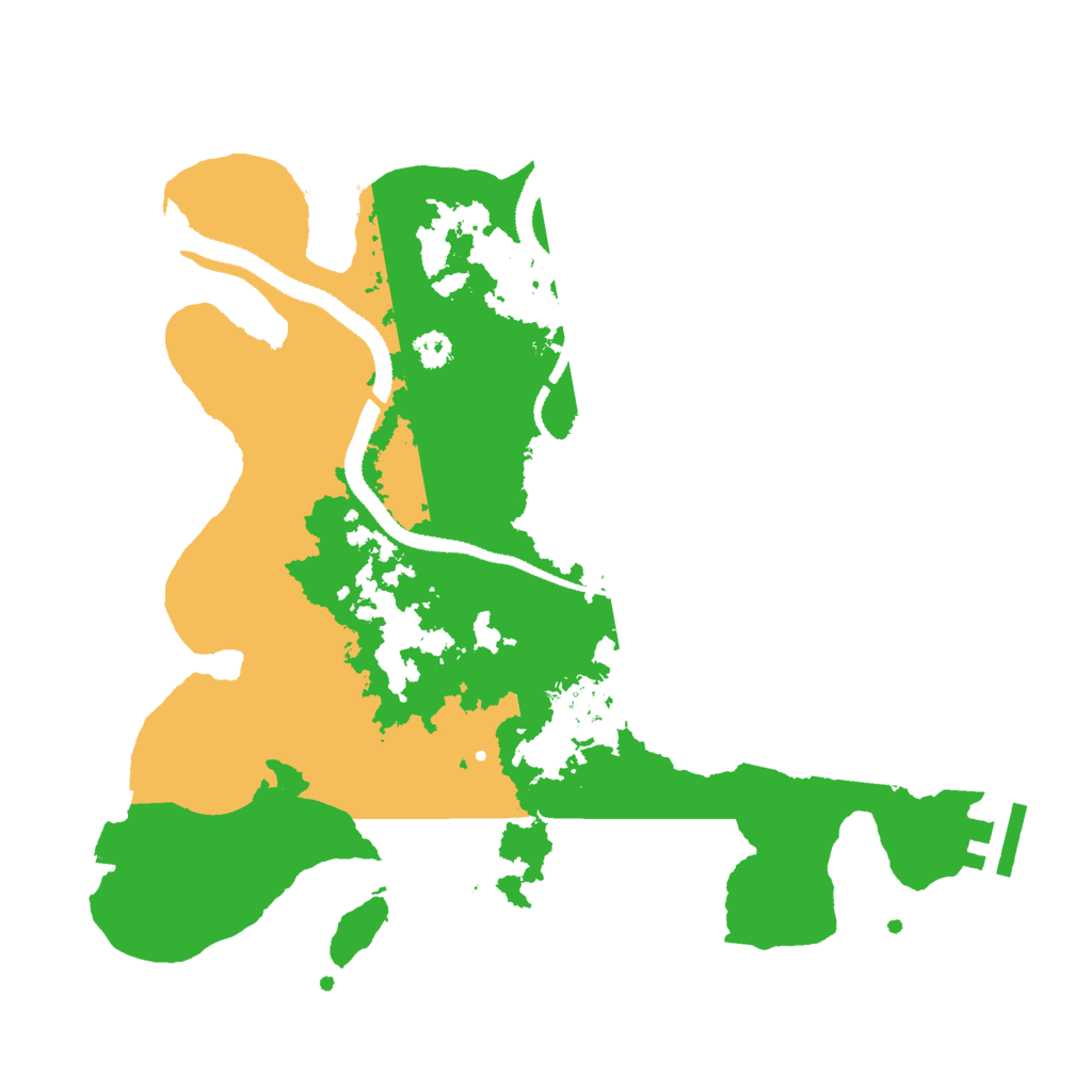 Biome Rust Map: Procedural Map, Size: 3000, Seed: 9045