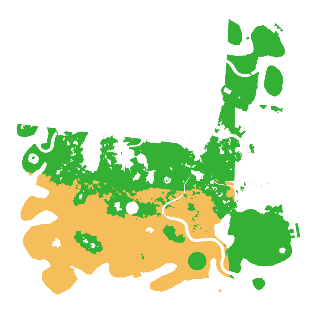 Biome Rust Map: Procedural Map, Size: 4500, Seed: 26481131
