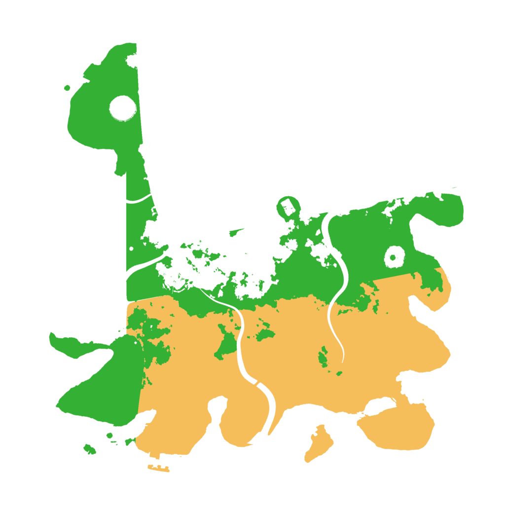 Biome Rust Map: Procedural Map, Size: 3500, Seed: 1919567214