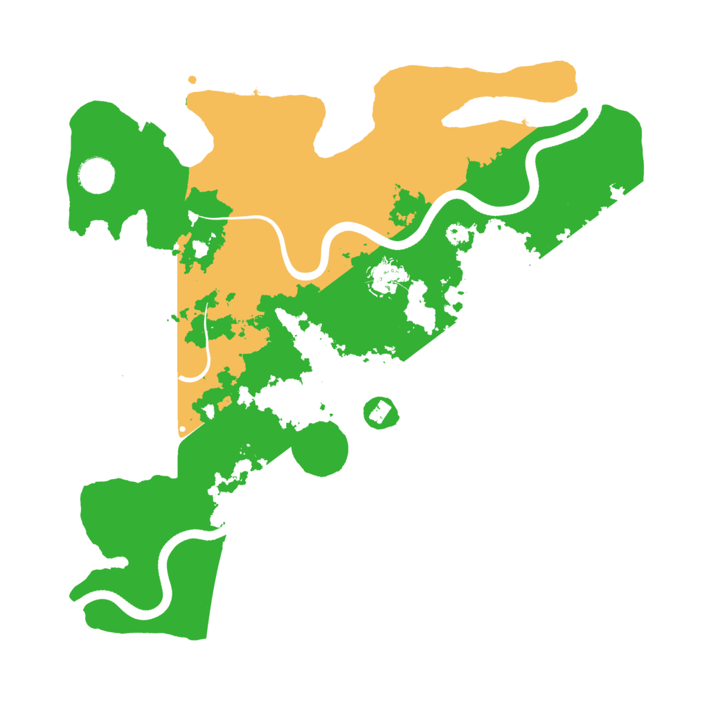 Biome Rust Map: Procedural Map, Size: 3500, Seed: 1414337298