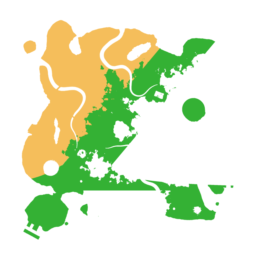 Biome Rust Map: Procedural Map, Size: 3000, Seed: 5627940
