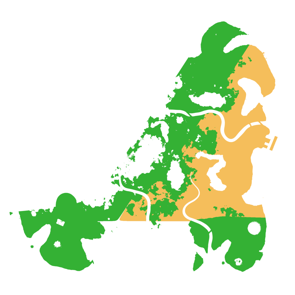 Biome Rust Map: Procedural Map, Size: 4000, Seed: 2147060381