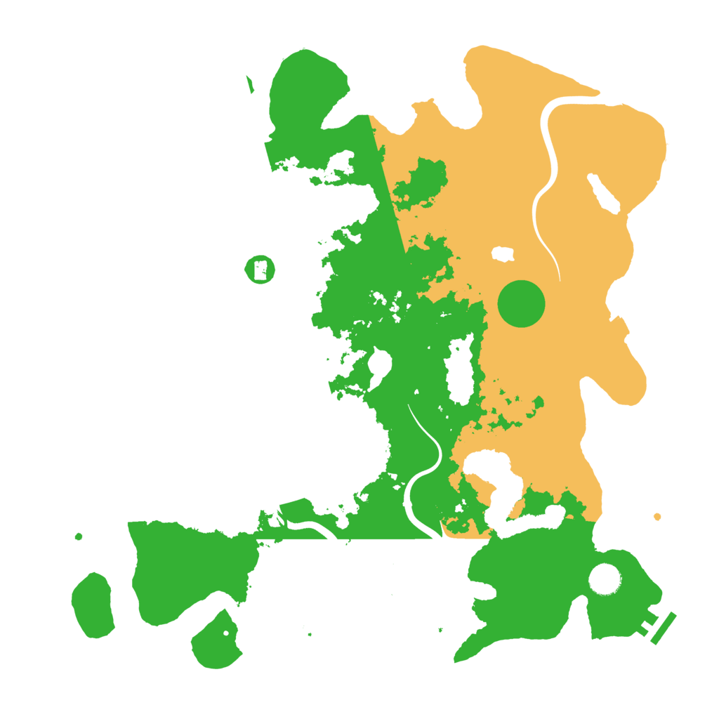 Biome Rust Map: Procedural Map, Size: 4000, Seed: 1237108426