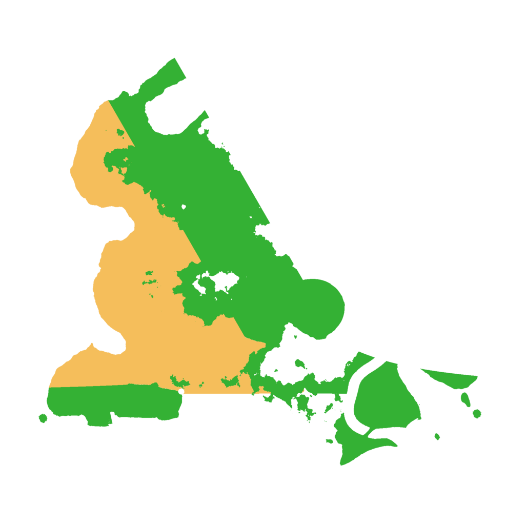 Biome Rust Map: Procedural Map, Size: 2500, Seed: 31475