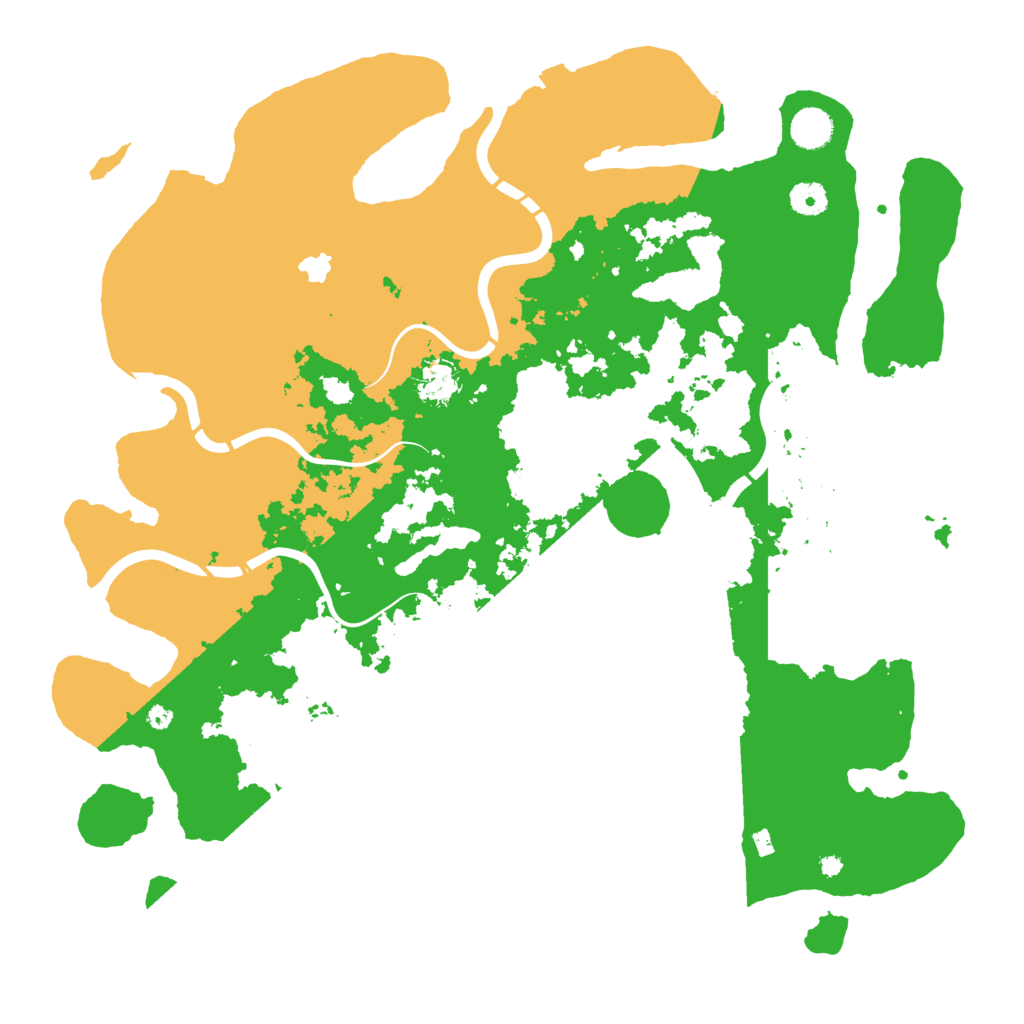 Biome Rust Map: Procedural Map, Size: 4300, Seed: 287175241