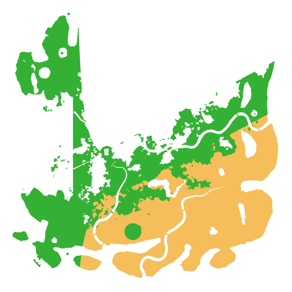 Biome Rust Map: Procedural Map, Size: 4600, Seed: 247953777