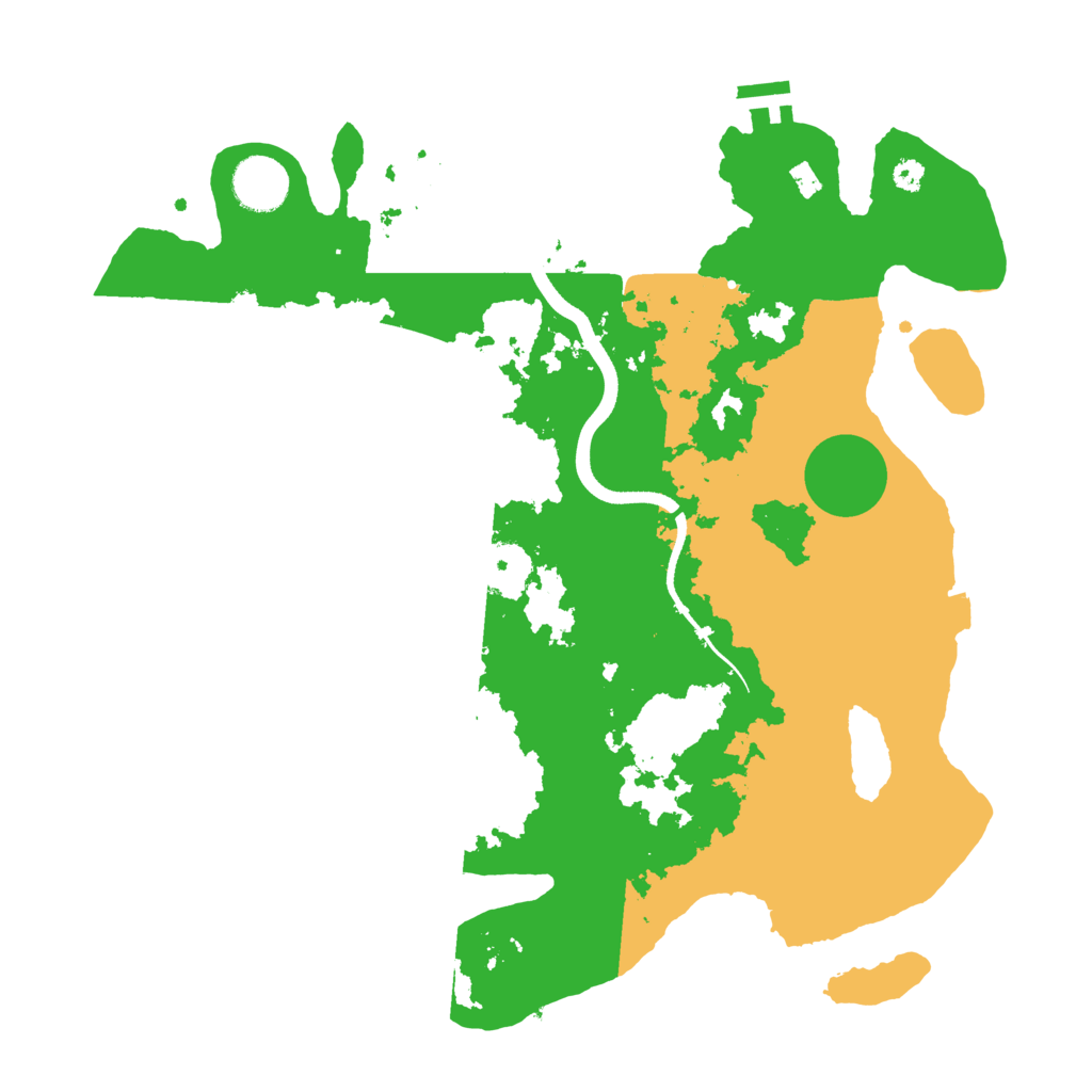 Biome Rust Map: Procedural Map, Size: 3500, Seed: 1948337299
