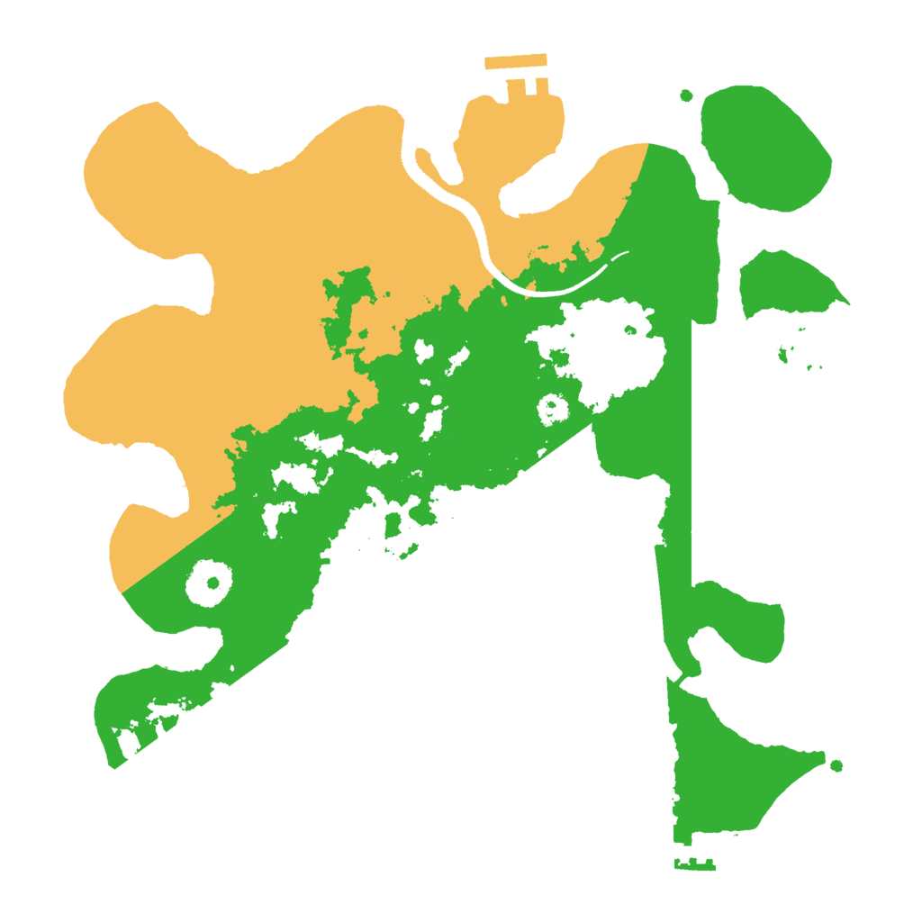 Biome Rust Map: Procedural Map, Size: 3000, Seed: 1170208533