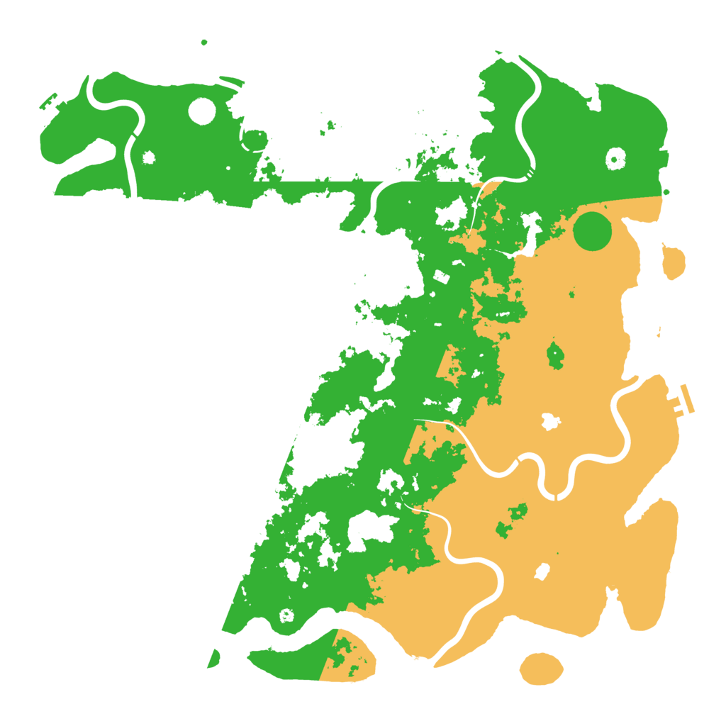 Biome Rust Map: Procedural Map, Size: 5000, Seed: 998191177
