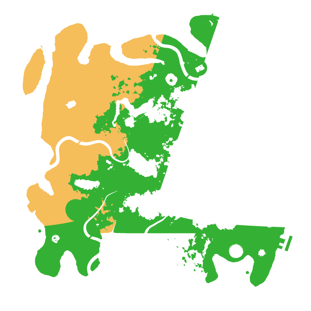 Biome Rust Map: Procedural Map, Size: 4000, Seed: 1677538523