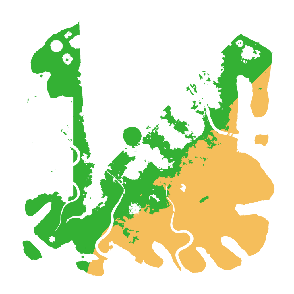 Biome Rust Map: Procedural Map, Size: 4300, Seed: 1904694598