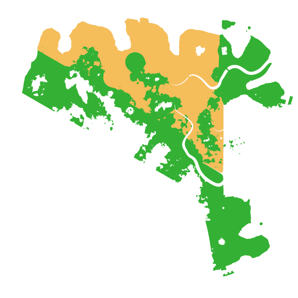 Biome Rust Map: Procedural Map, Size: 4000, Seed: 8484848
