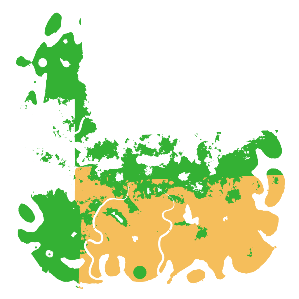 Biome Rust Map: Procedural Map, Size: 6000, Seed: 565739924