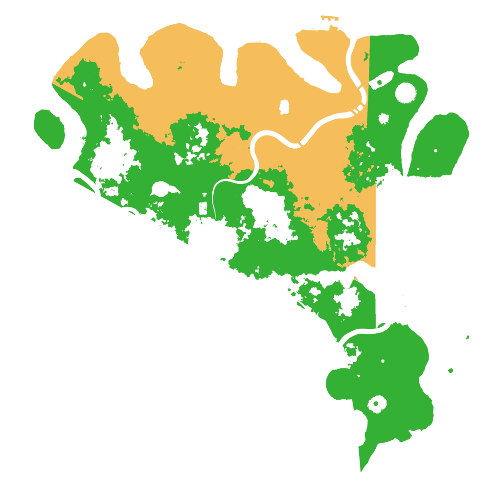 Biome Rust Map: Procedural Map, Size: 4250, Seed: 2334