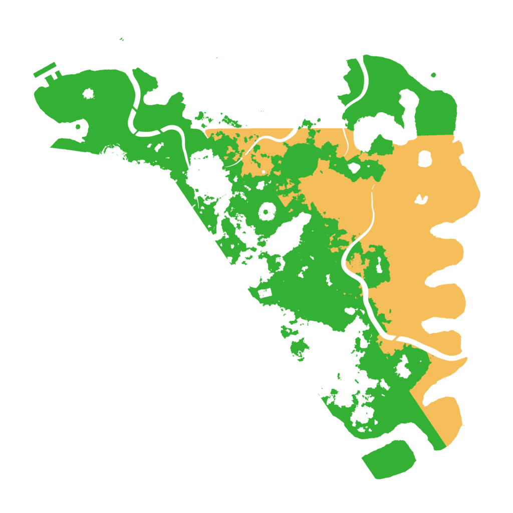 Biome Rust Map: Procedural Map, Size: 4250, Seed: 632682350