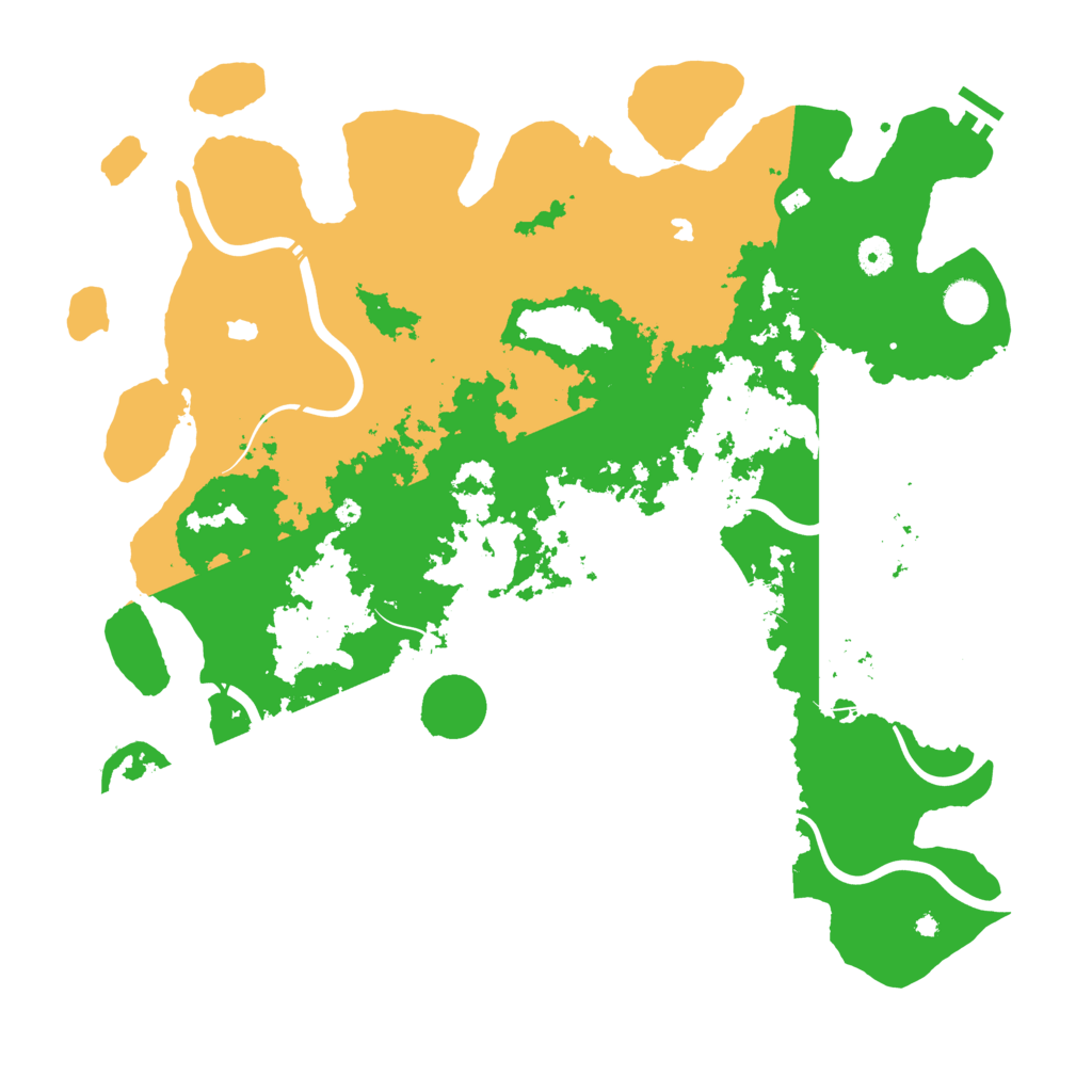 Biome Rust Map: Procedural Map, Size: 4500, Seed: 322128748