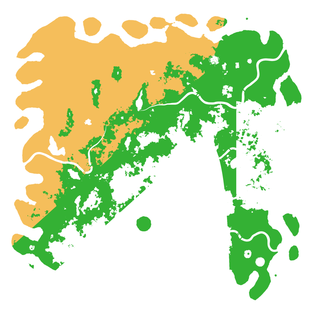 Biome Rust Map: Procedural Map, Size: 6000, Seed: 287175241