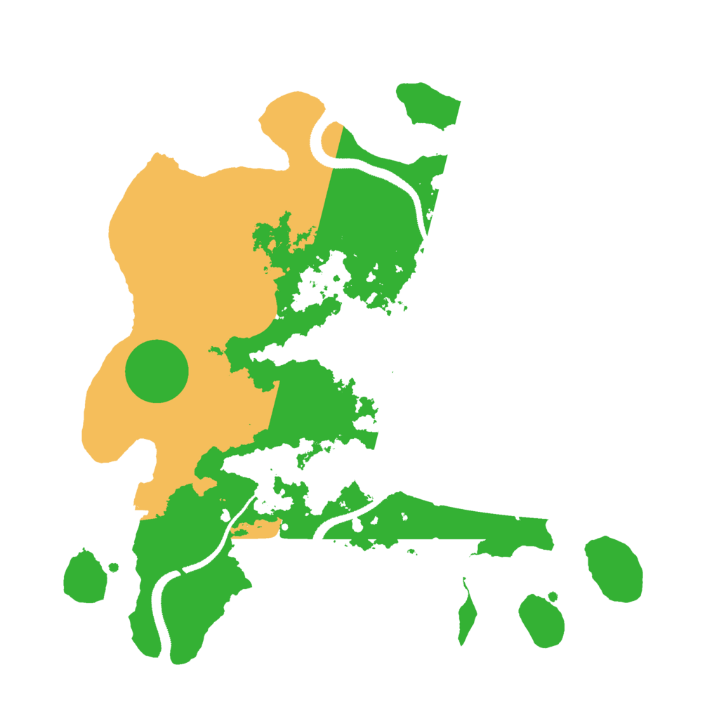 Biome Rust Map: Procedural Map, Size: 3000, Seed: 578733447