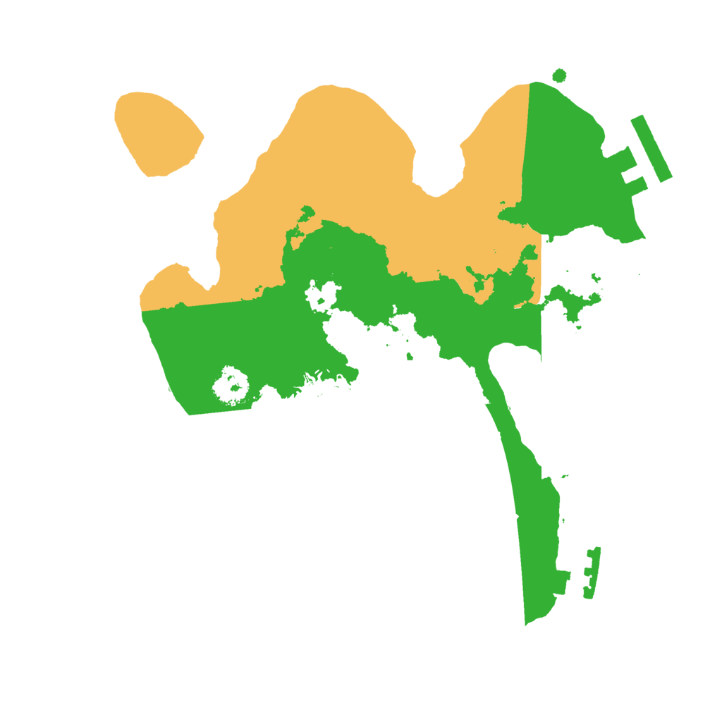 Biome Rust Map: Procedural Map, Size: 2100, Seed: 1732534454