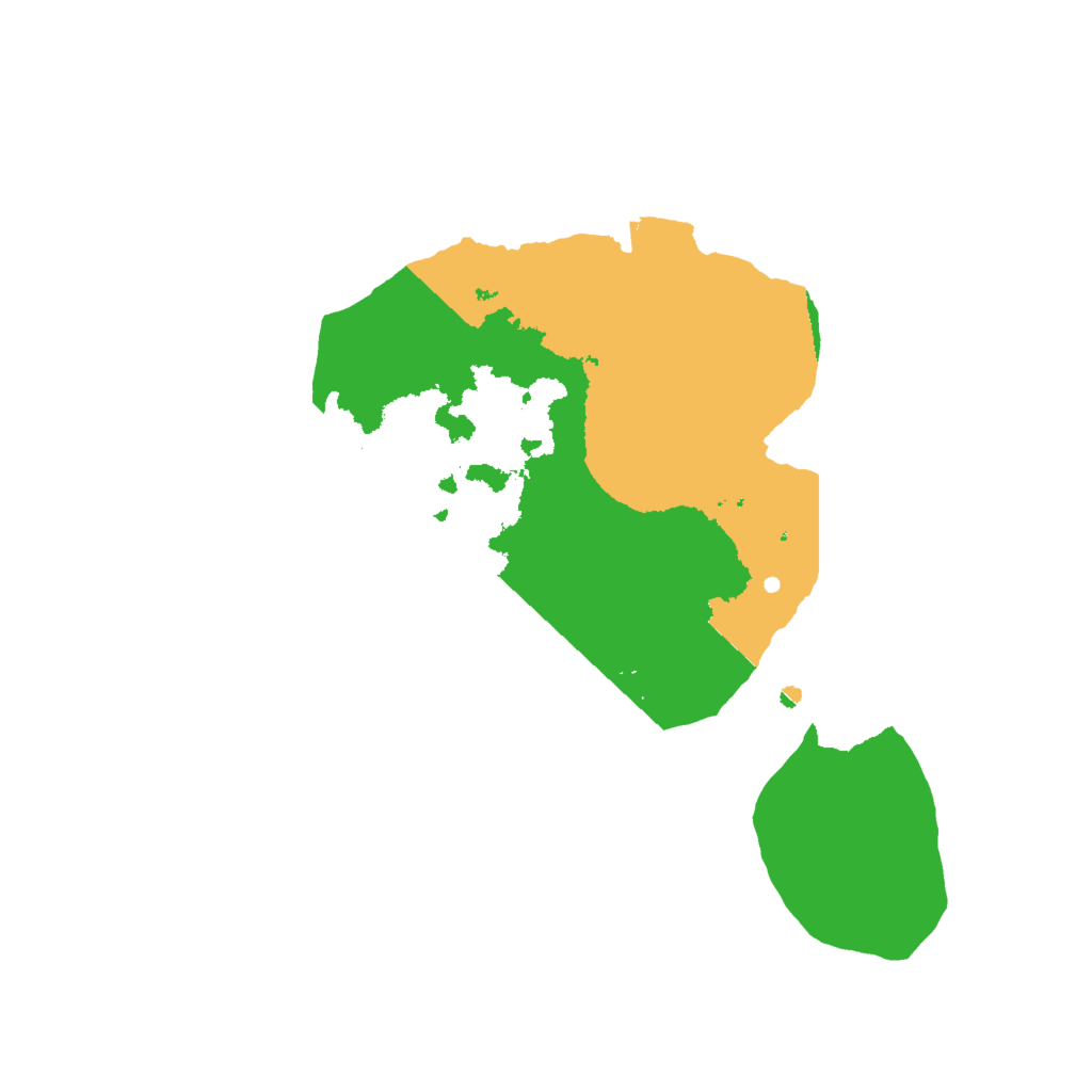 Biome Rust Map: Procedural Map, Size: 2000, Seed: 13371337