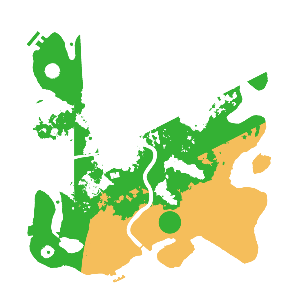 Biome Rust Map: Procedural Map, Size: 3500, Seed: 1970310962